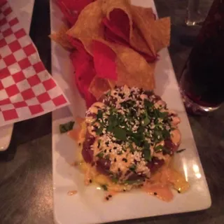 Ahi Tuna Poke Stack