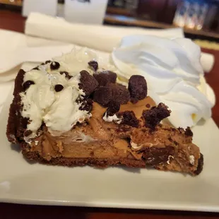 Chocolate brownie pie