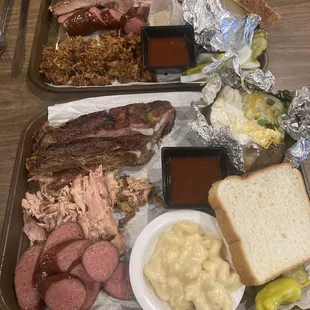 Three meat platters!!