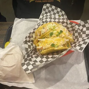 Catfish tacos..... seriously, try them.