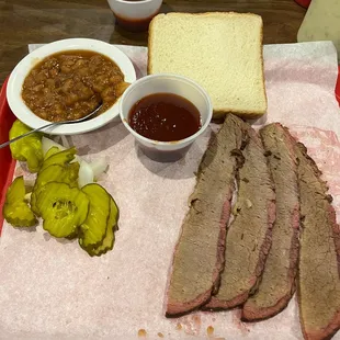This was the sliced brisket that I had for lunch. Delicious!