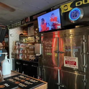 a man behind the counter