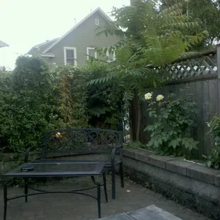 outside