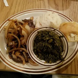 Liver and onions! Yum yum!