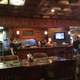 Bar area