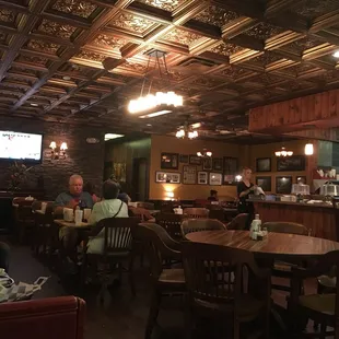 Back of restaurant