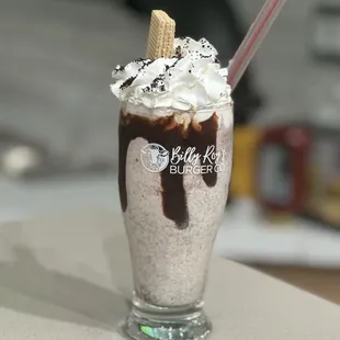 Oreo strawberry shake