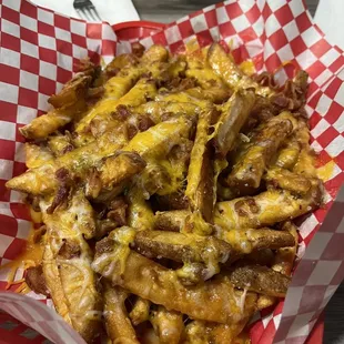 Beer Battered Bacon Cheezy Fries