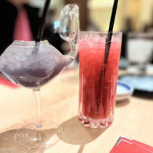 In the swan glass: At your window and a mocktail speaking in tongues