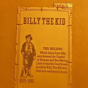 @ Billy the Kid Gift Shop - 2/21/21