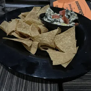 Spinach Artichoke Dip Plate