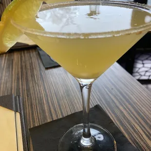 Key lime pie martini