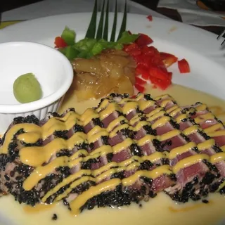 Black Sesame Crusted Seared Ahi