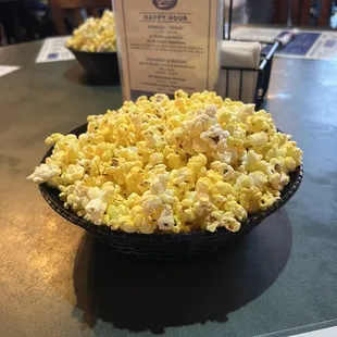 Popcorn delivered to your table!