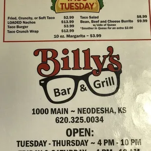 Menu- back side Aug 2023