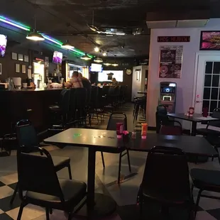 the interior of the restaurant