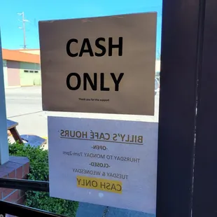 Cash only so bring cash with you to dine here.