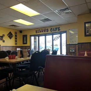 Billy's is great. Easy, fast, bomb pancakes, syrup. Everybody is laid back, easy going. It's easy and reliable.