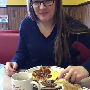 Fun breakfast date with my forever friend!