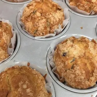 Blueberry muffins