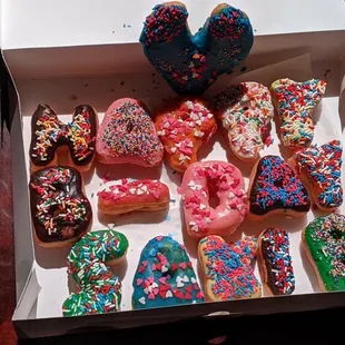 Birthday donuts