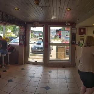 customers at the counter