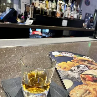 Double shot of Crown Apple
