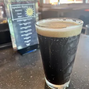 Stout beer
