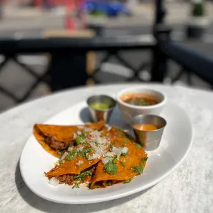 a plate of nachos