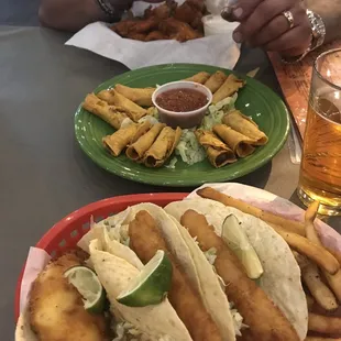 Baja tacos. Taquitos.