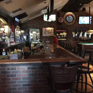 One long bar.