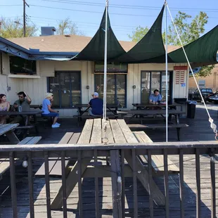 Outdoor seating