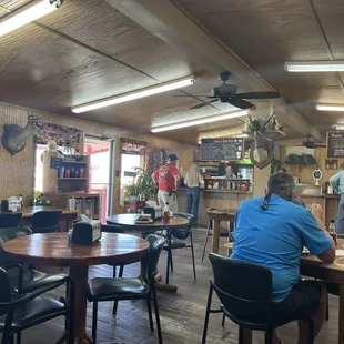 a man sitting at a table