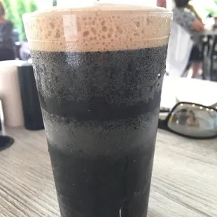 Guinness on tap - plastic glass used outside