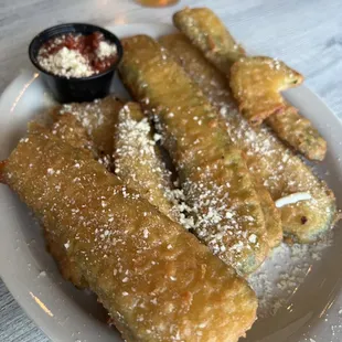 Fried Zucchini Planks
