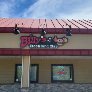 the front of the restaurant