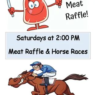 Join our Meat Raffle every Saturday from 2-4pm