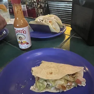 $2 chicken tacos on Tuesday.