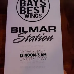 Now Open 12 noon - 3am Everyday!