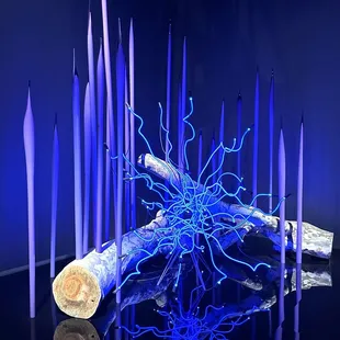 Beautiful glass presented with wood found on the Biltmore Estate