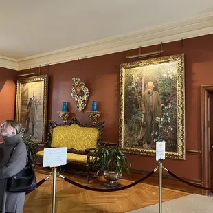 Biltmore architect Richard Morris Hunt (left) and Biltmore landscape architect Fredrick Law Olmsted (right)