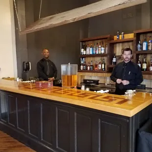 Bar Area...hubby enjoyed a bourbon while shopping