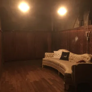 One of rooms with a view...The big frieght elevator, such fun!