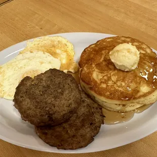 Sweet cream Buttermilk Pancakes!