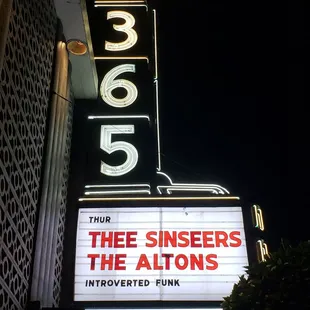 checkin out Thee Sinseers + The Altons
