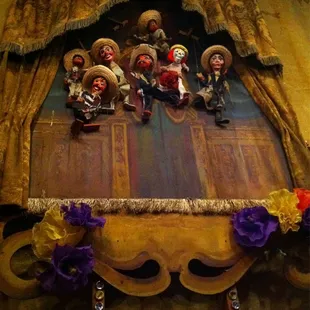 a group of mexican dolls