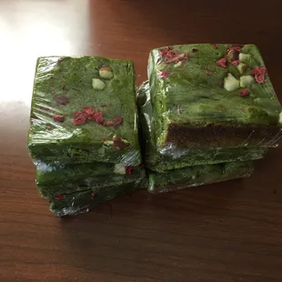 Matcha "brownies"