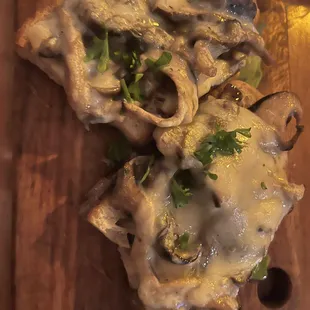 Mushroom bruschetta