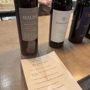 Red tasting