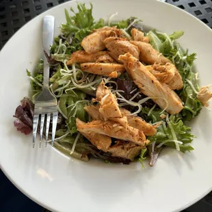 House Mixed Green Salad w grilled chicken